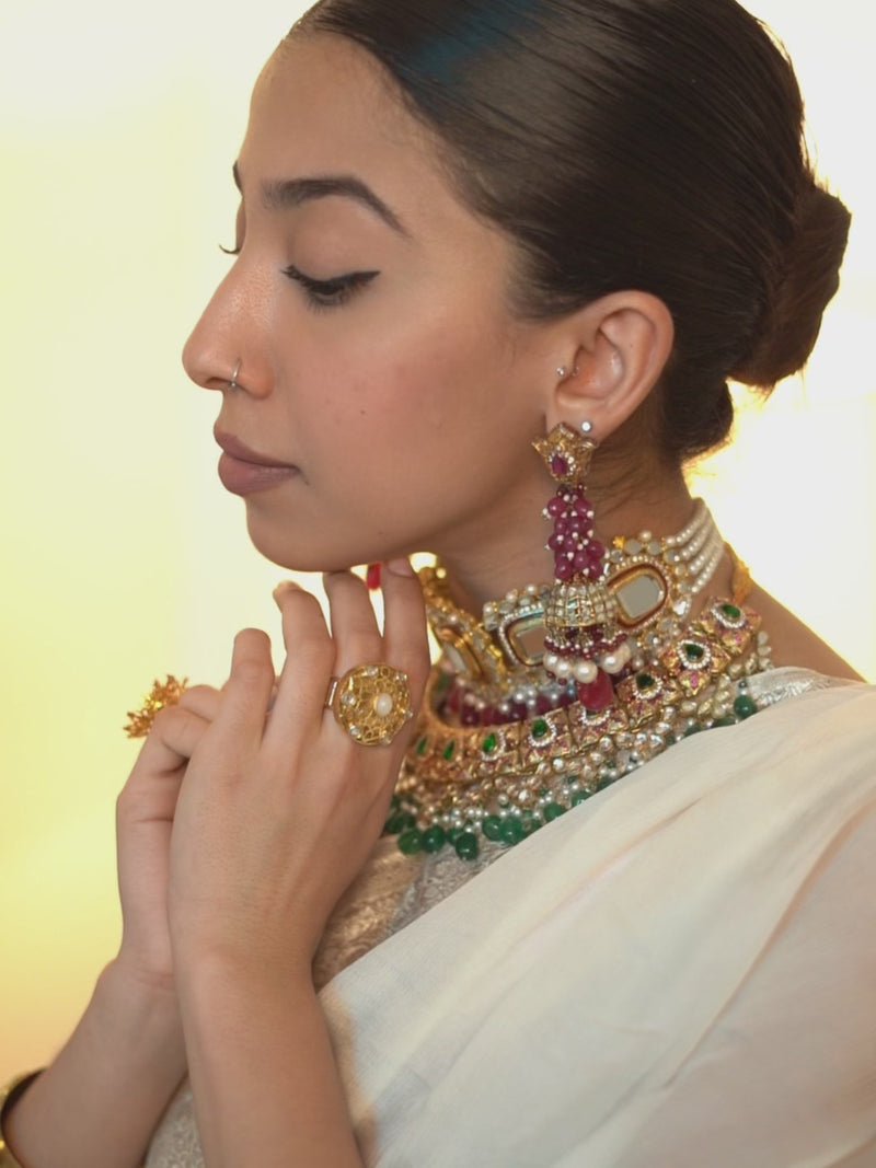 Amal Mala Necklace by REMA LUXE – A Statement of Elegance and Grace