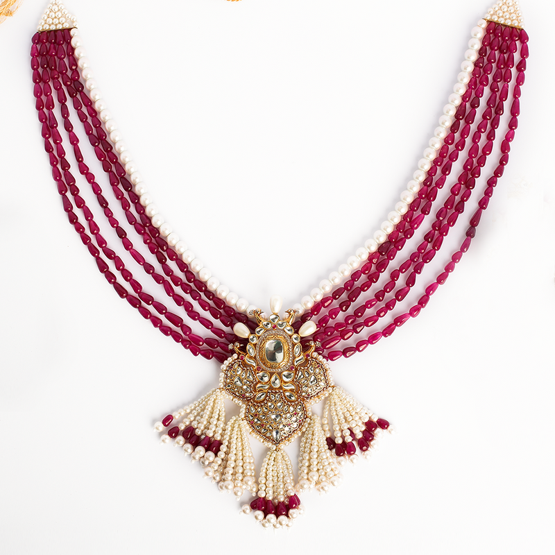 Amal Mala Necklace by REMA LUXE – A Statement of Elegance and Grace